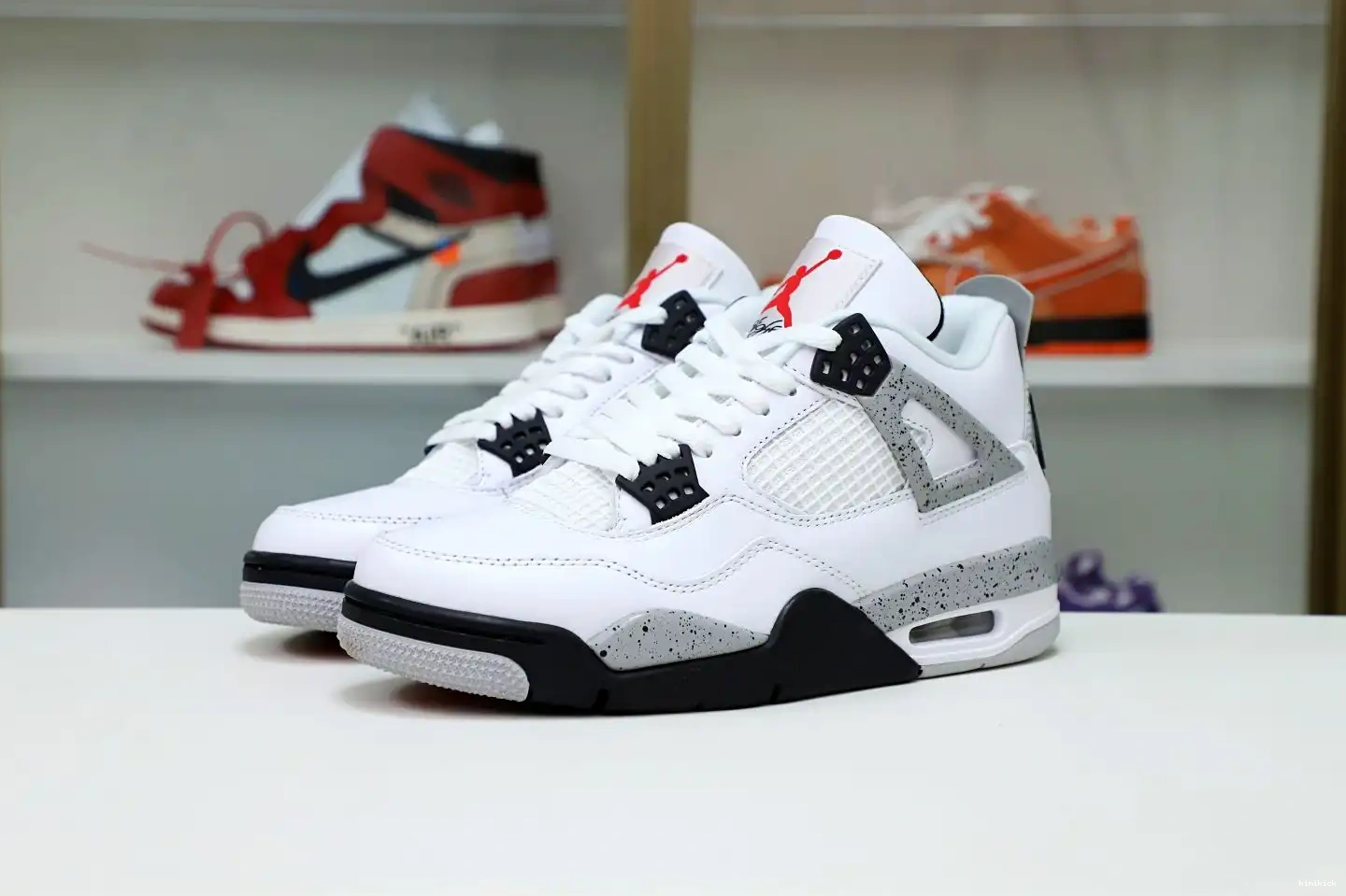 Kimikick White Cement 4 Jordan Air Retro 0511